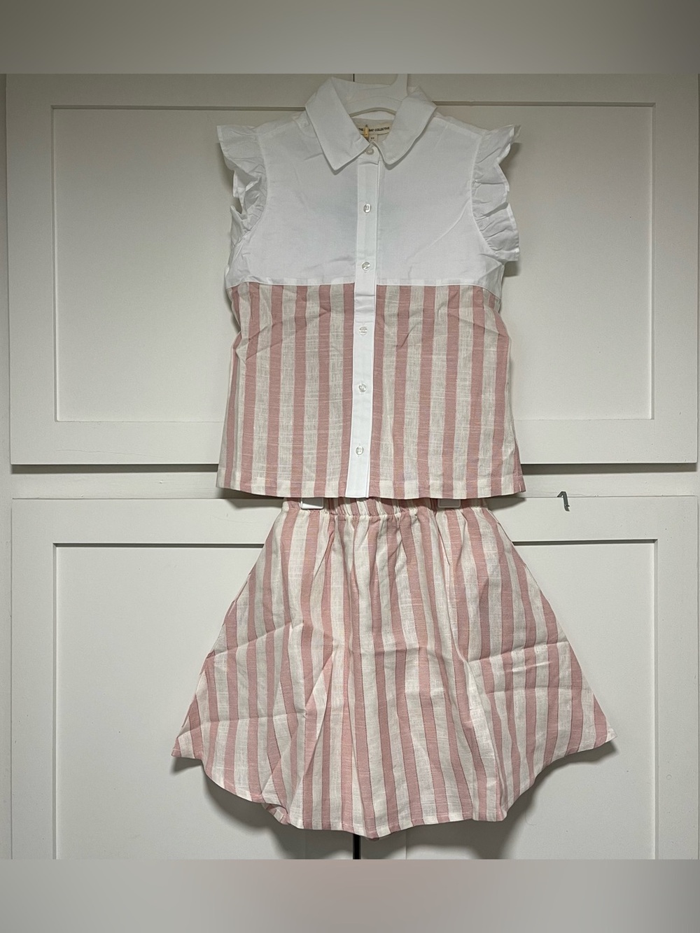 The Sunday Collective blouse and skirt NWT